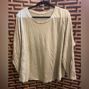 OLD NAVY pale green long sleeve tee womens xxl